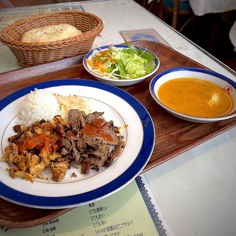 ドネルセット(トルコ料理ボスボラス ハサン 市ケ谷)