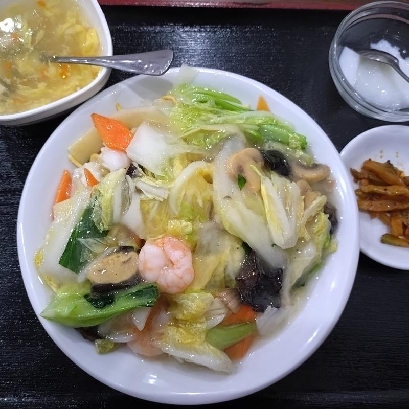 海鮮あんかけカタ焼きそば(ニイハオ大井町店)
