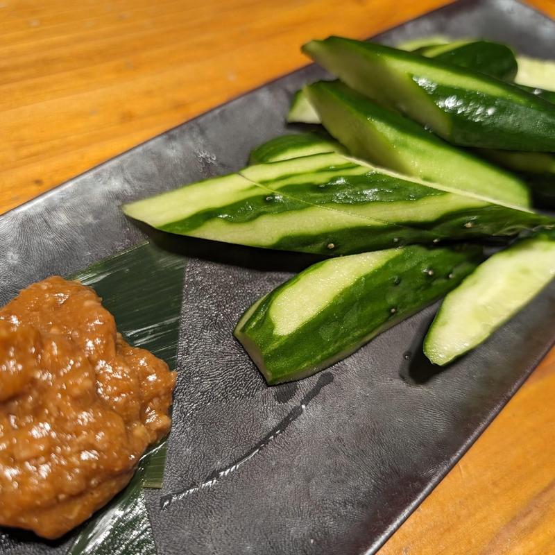 肉味噌胡瓜(寿司 築地日本海 新宿西口店)