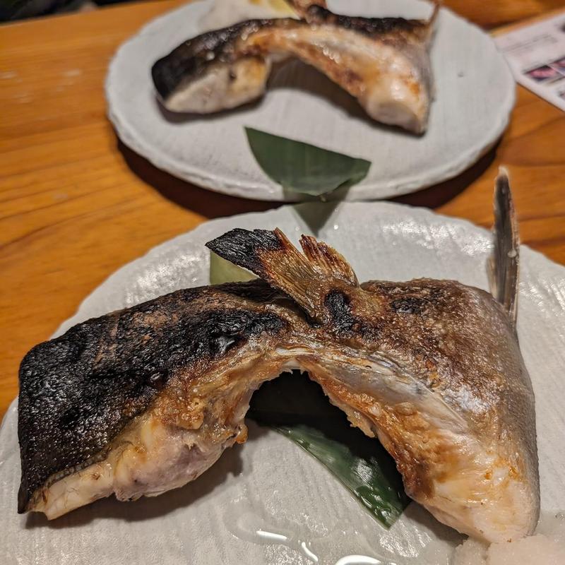 カンパチかま焼き(寿司 築地日本海 新宿西口店)