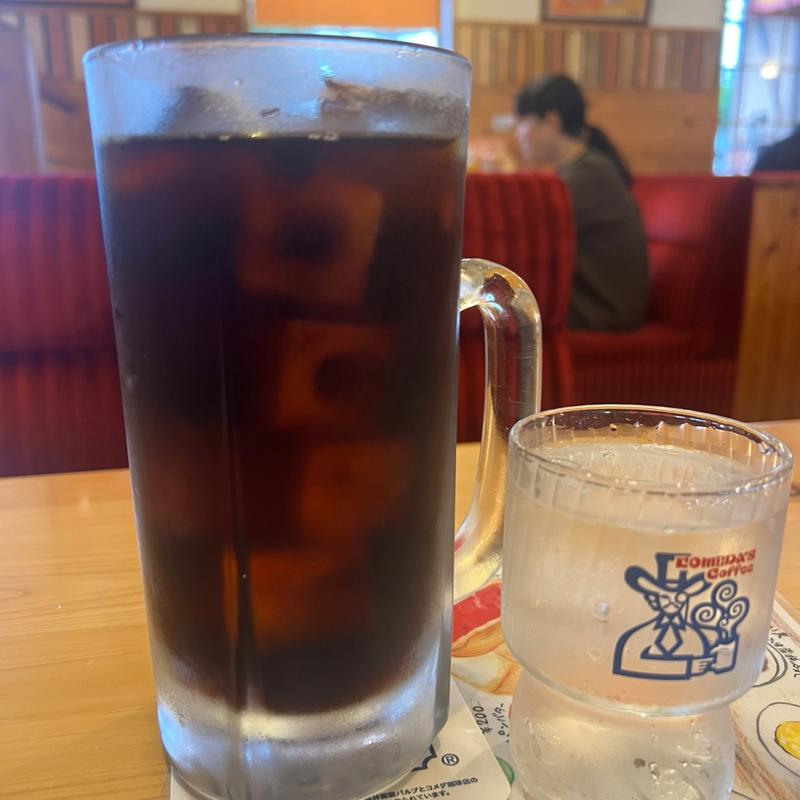 アイスコーヒー でらたっぷり(コメダ珈琲店 三木平田店)
