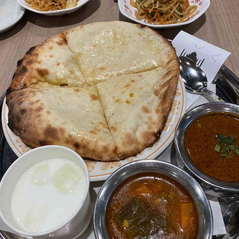 チーズナンセット(アナス ドーサ ビリヤニ)