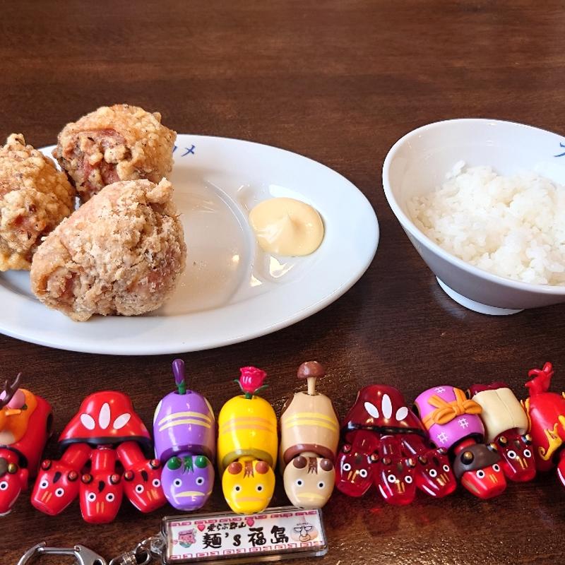 唐揚げセット(極濃湯麺フタツメ郡山鳴神店)