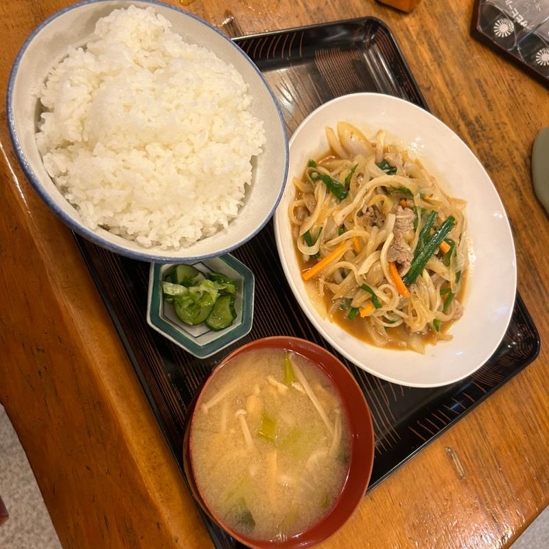 スタミナ炒定食(やすらぎ )