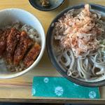おろしそばとミニソースカツ丼セット