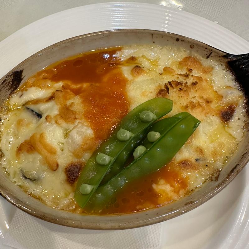 エビのクリーム包み(洋食 小さこ)