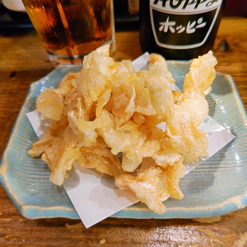新生姜のガリ天ぷら(のげちゃん)