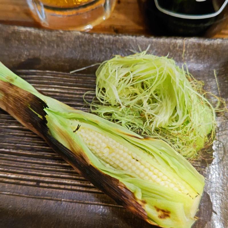 ヤングコーン炭火焼き(のげちゃん)