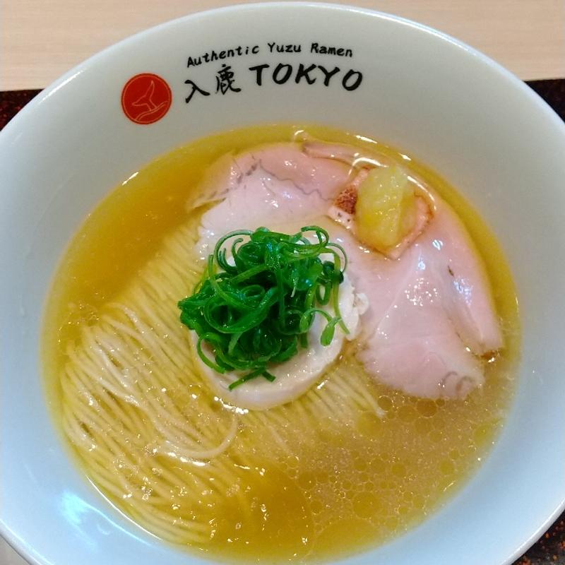 柚子塩らぁ麺(入鹿TOKYO)