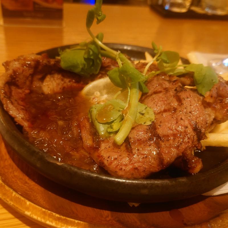 US リブアイロースグリル 淡路島玉ねぎソース(THE PUBLIC RED AKASAKA)