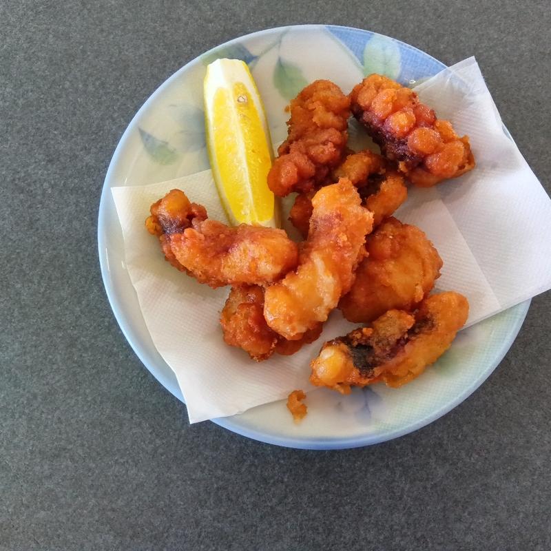 蛸の唐揚げ(瀬戸田サンセットビーチ )
