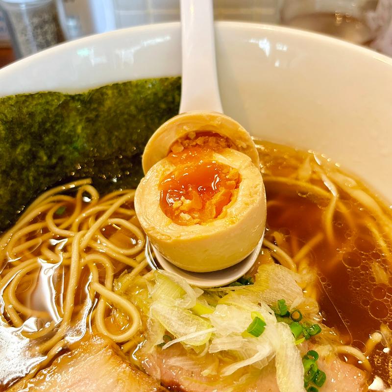 半熟味付玉子(麺処 びぎ屋)