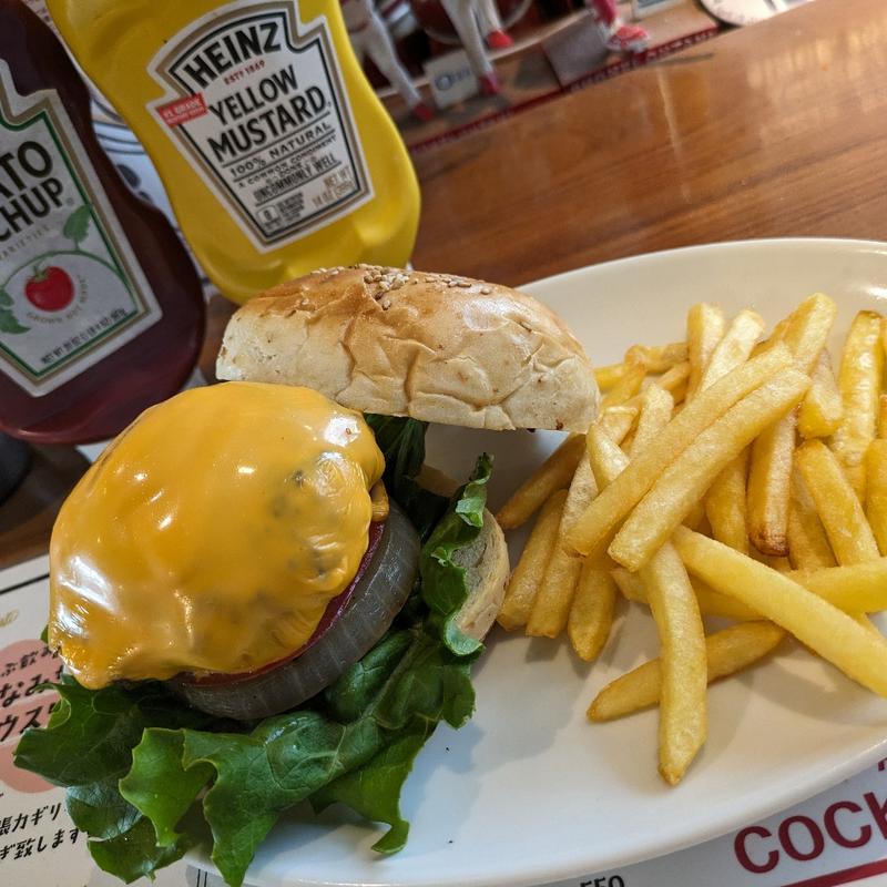 チェダーチーズバーガー(イタリアンバール ANCORA)