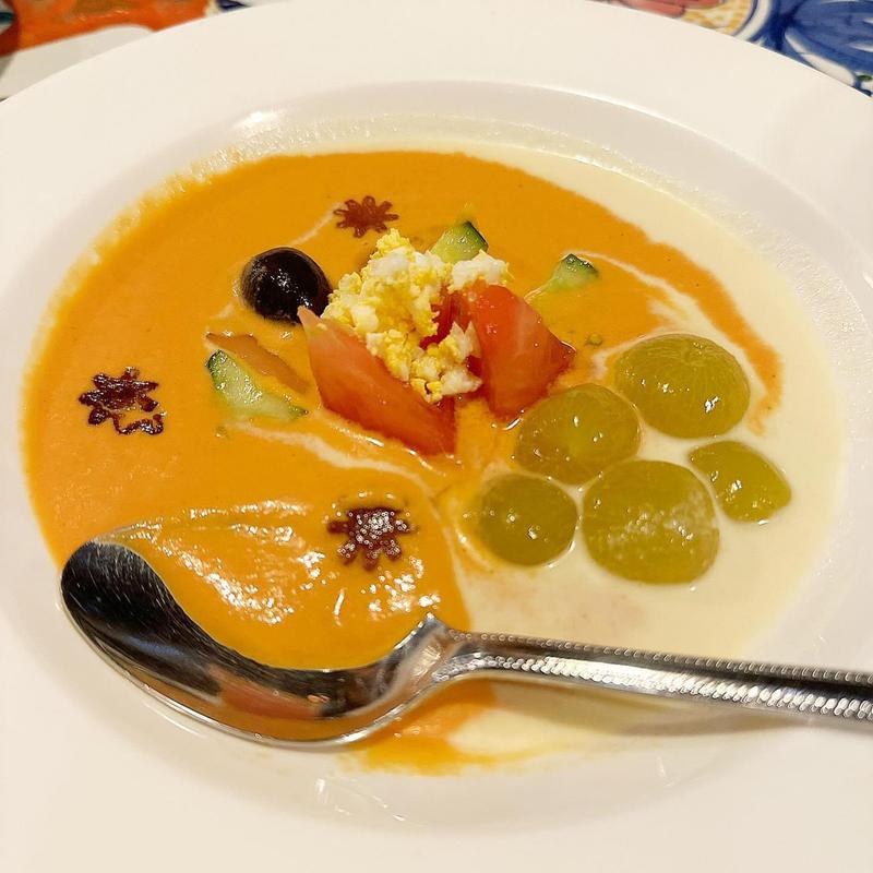 葡萄入り2色のガスパチョ(すぺいん亭 （【旧店名】西班牙市場）)