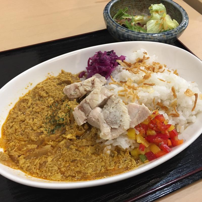 チキンパッポンカレー(焼蒸鍋Dining おうめい-嚶鳴-)