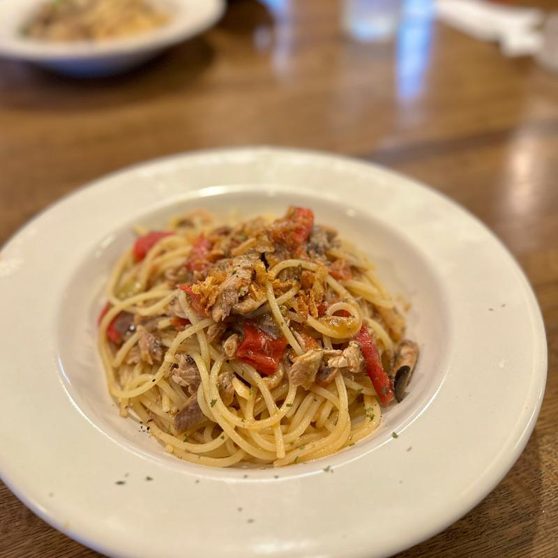 イワシとトマトのパスタ(プッタネスカ)(EL.Camino)