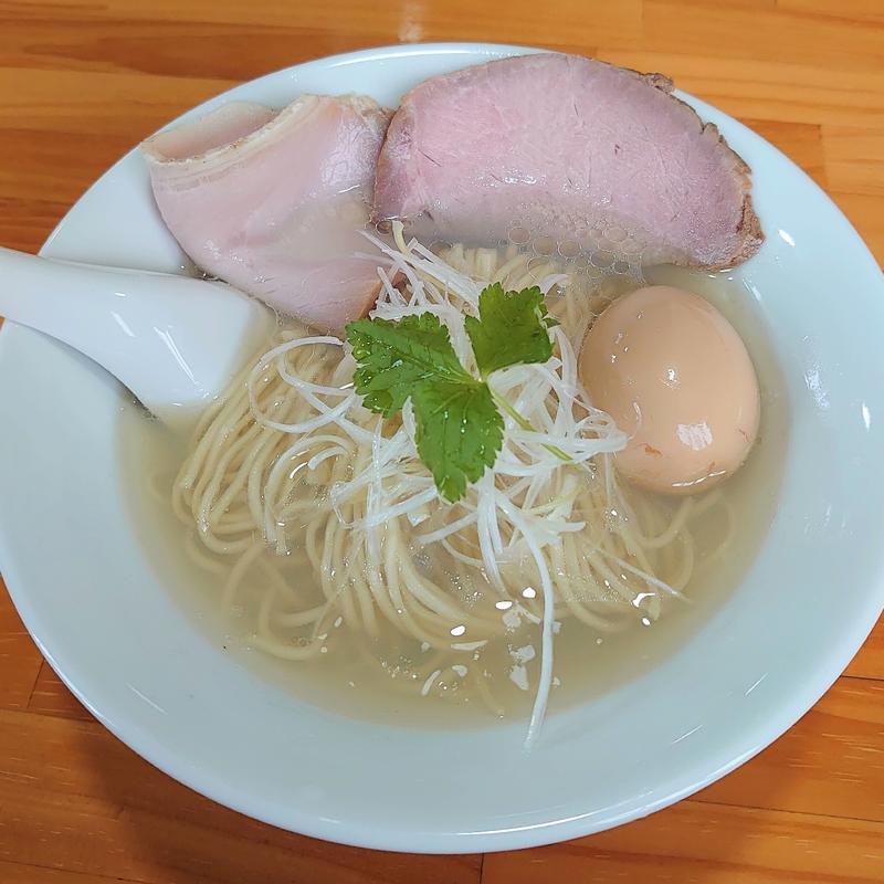 蜆そば 塩 味玉(中華そば ふじ野)