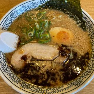 黒焦がしねぎ　熟成醤油とんこつラーメン(丸源ラーメン 羽曳野店)