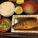 鯖の味噌煮定食(もみじ)