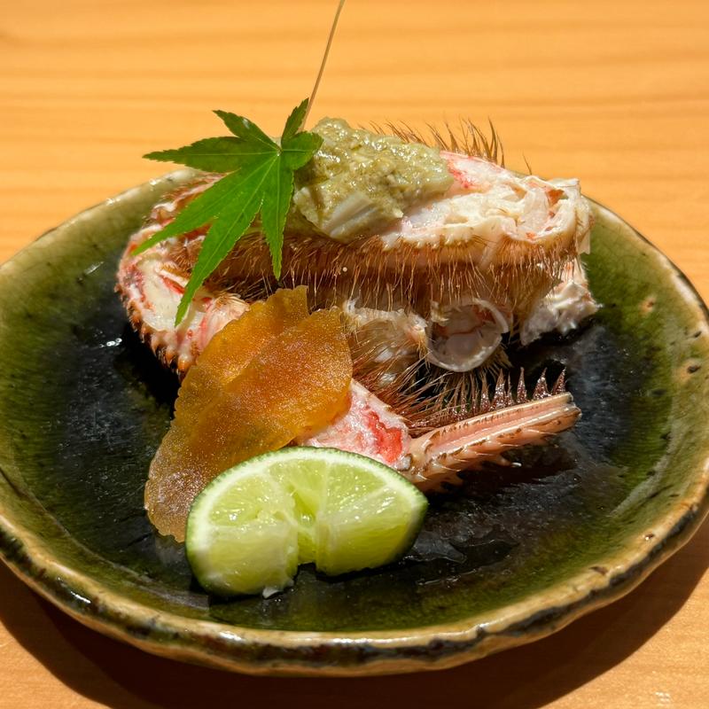 毛蟹の酒蒸し(華丸吉日)