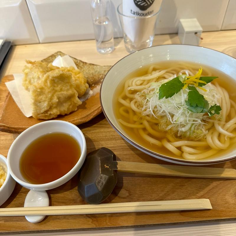 かけうどん とり天トッピング(太閤うどん （たいこううどん）)