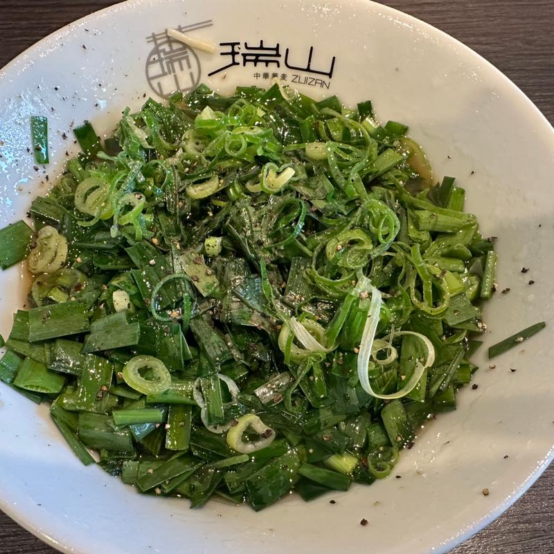 香油青葱ニラ蕎麦(中華蕎麦 瑞山)