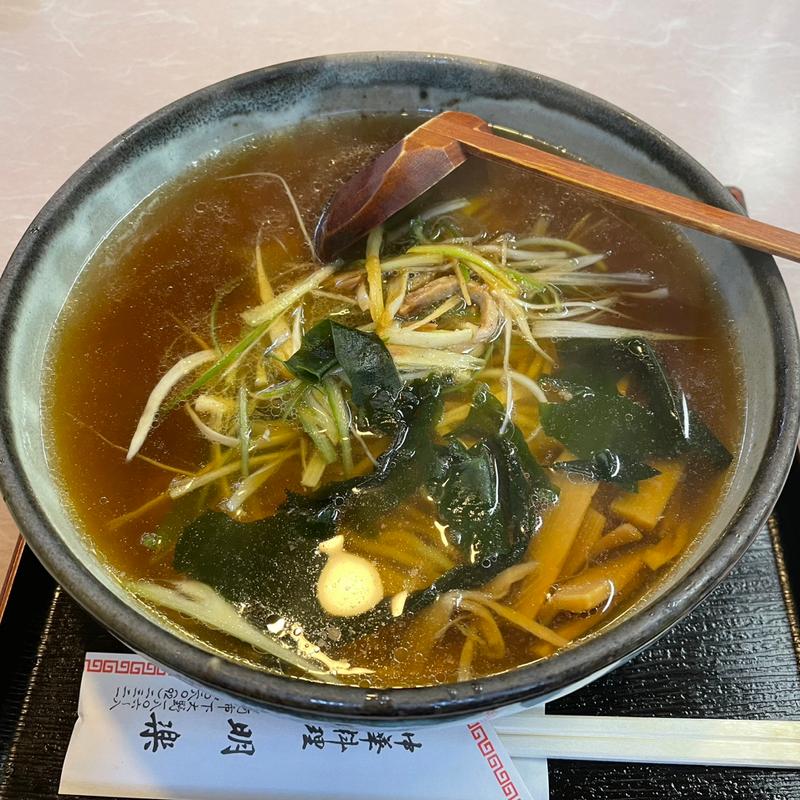 ネギラーメン(中華　明楽 )