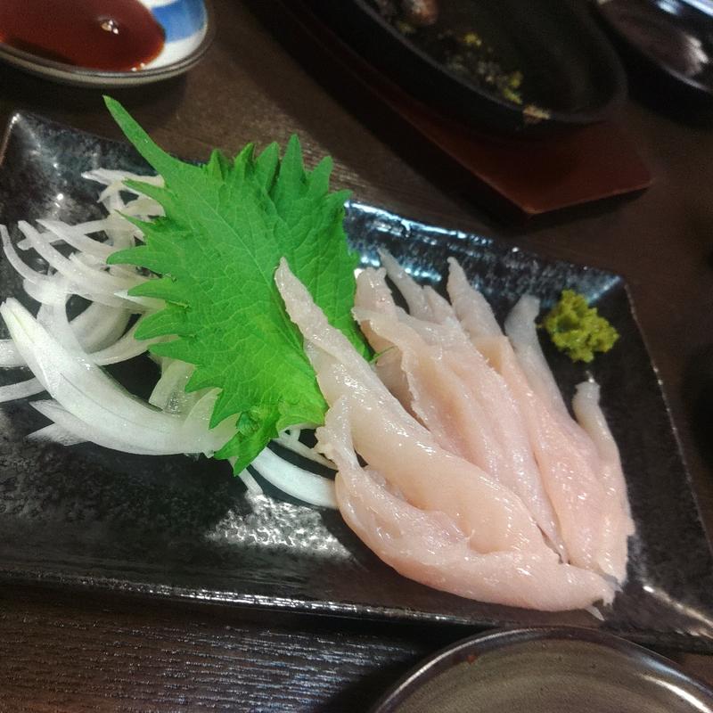 ササミ刺し(鳥将軍)