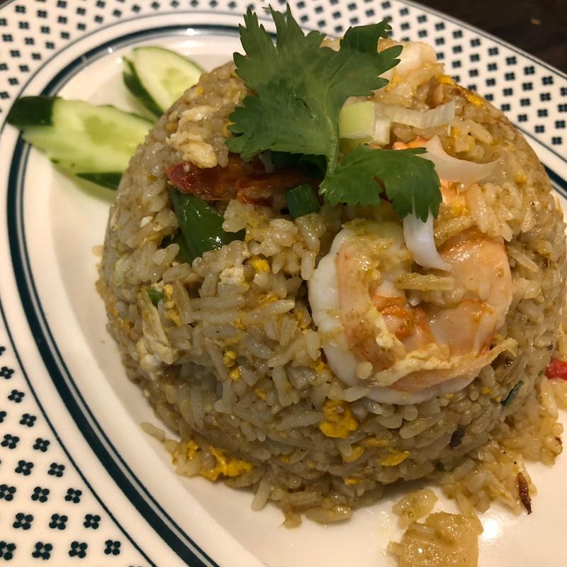海老入りグリーンカレータイ風炒飯(TOKYO DREAM 目黒駅前店)