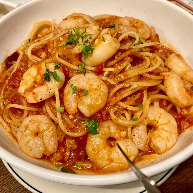 海老のスパイシートマトソース ダブル(カプリチョーザ 御茶ノ水ソラシティ店)