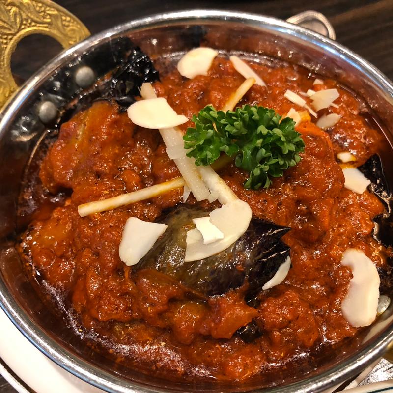 なすとチキンのドライカレー(TOKYO DREAM 目黒駅前店)