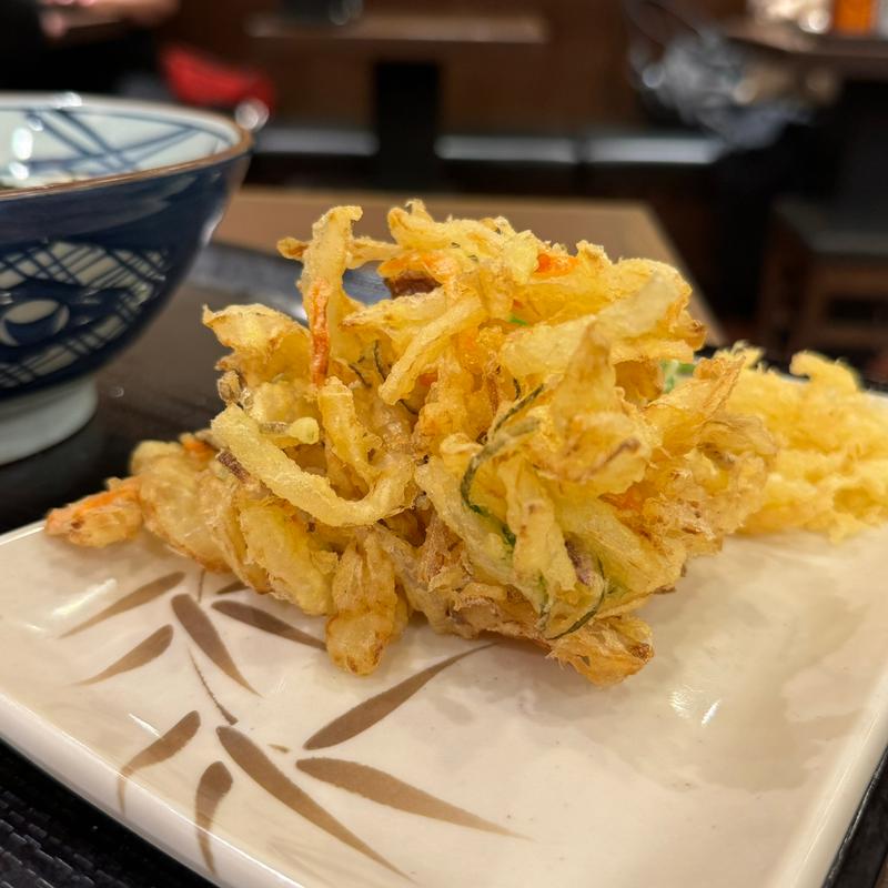 野菜かき揚げ(丸亀製麺 静岡呉服町店 )