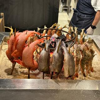 鮎の炉端焼き(みみずく 名駅店)