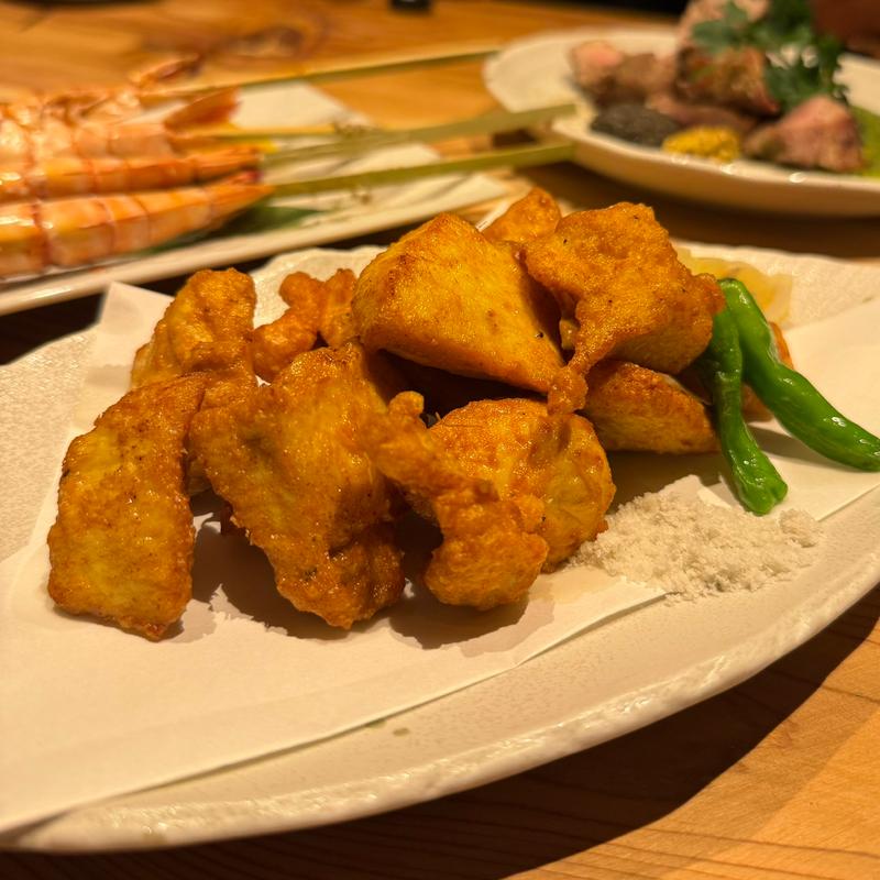 錦爽鶏の黄金揚げ(みみずく 名駅店)