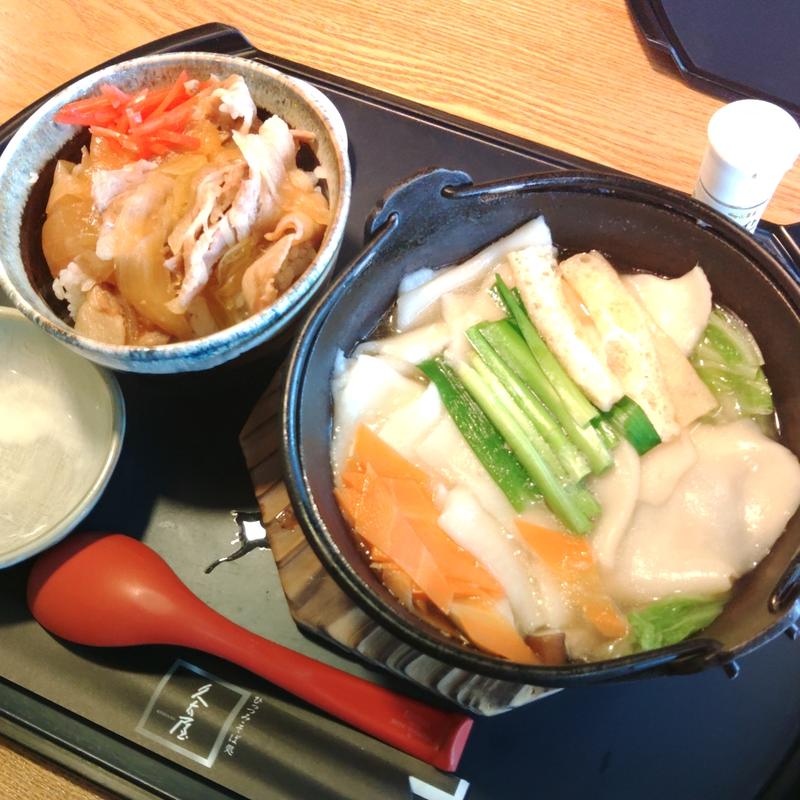 ひっつみ＆ミニ丼セット(久太屋)