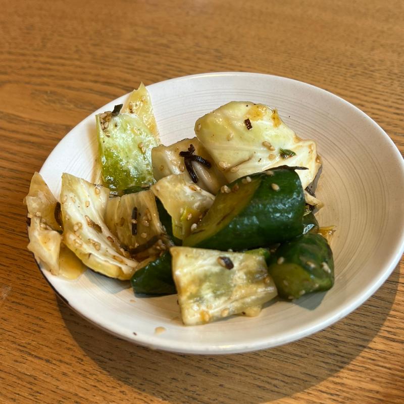 漬物(炭焼 うな富士 東京ミッドタウン八重洲店)