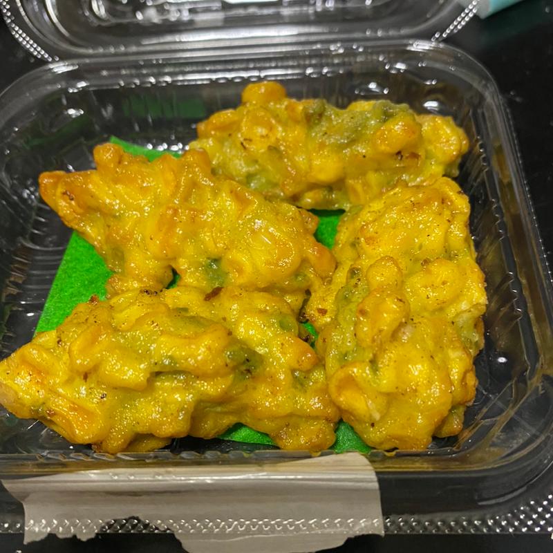 とうもろこしとアスパラの香ばし揚げ(イオンショッパーズ福岡店)