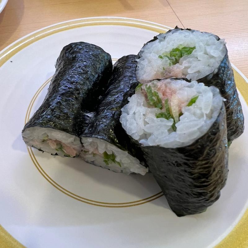 ねぎとろ巻き(かっぱ寿司 三木店)