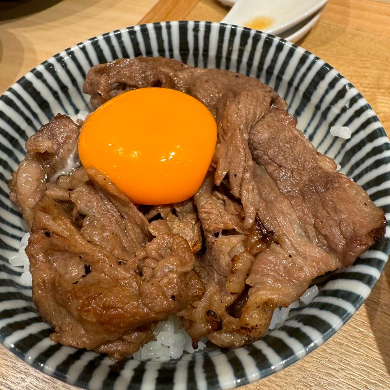 炒りロースご飯(中華そば 那由多)