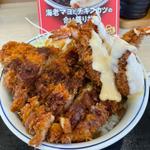 海老マヨとチキンカツの合い盛り丼(かつや 渋谷宮益坂店)