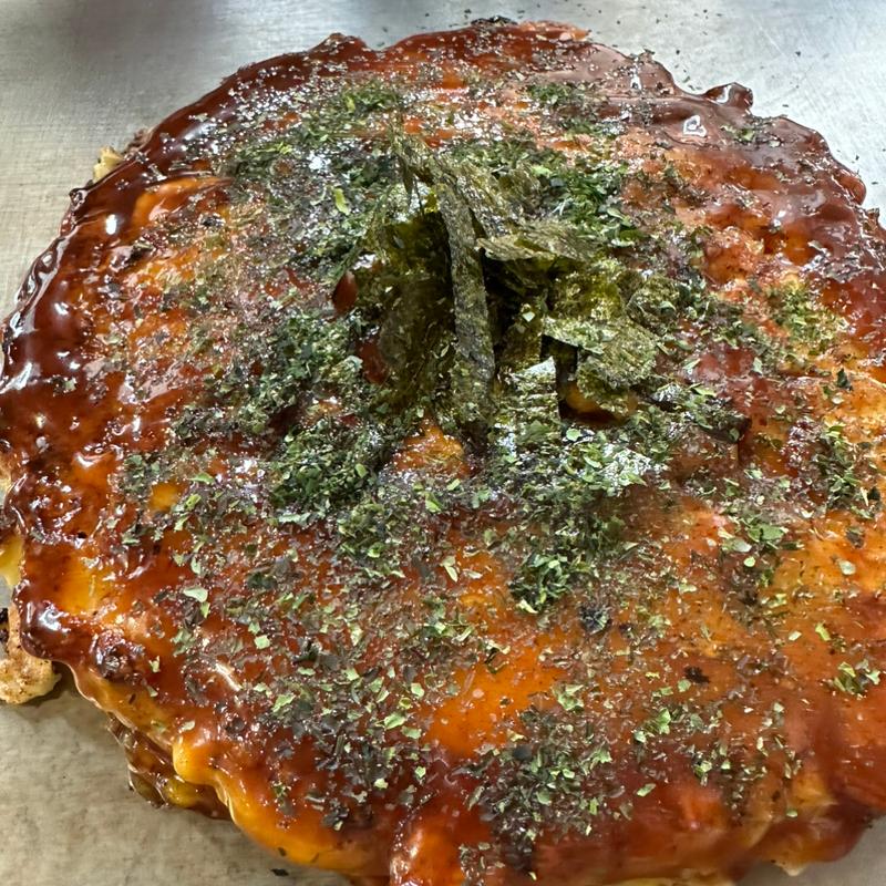 関西風御幸焼き (豚肉 卵 生イカ エビ)(御幸)