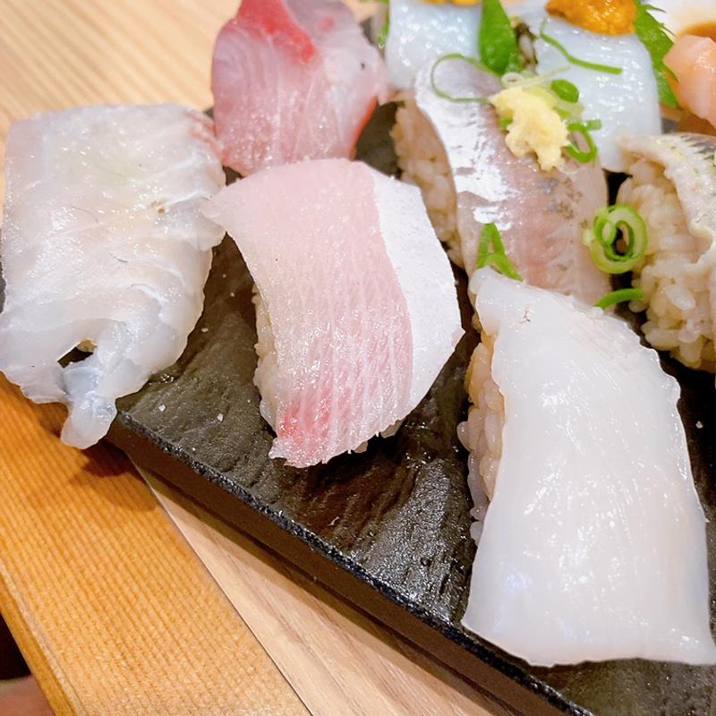 欲張り3貫塩レモン(鮨・酒・魚 杉玉 うらぶくろ店)