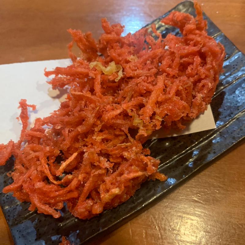 紅しょうが天(魚の平田屋 中野坂上駅前店)