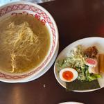 ラーメンセット　手作り天津3種(フーフー飯店 亀有)