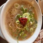 九条葱と鶏パイタンラーメン(フーフー飯店 亀有)