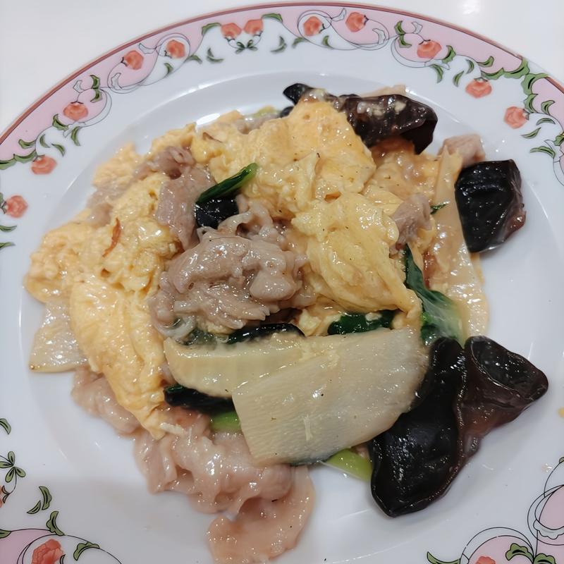 肉と玉子のいりつけ(餃子の王将 蒲田東口店)