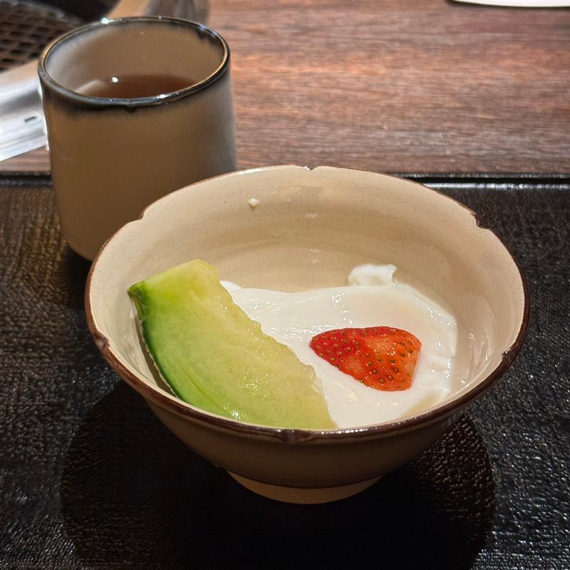 デザート(杏仁豆腐)(ヤキニク旭)