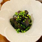揚げナスの煮浸し(手打ちうどん長谷川 （【旧店名】エン座　長谷川）)