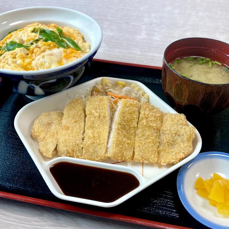 かつ丼定食(萬盛庵)