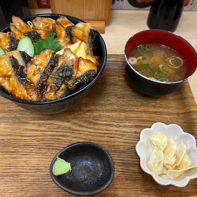 うなぎ丼(海鮮どんぶり銀はち東大赤門店)